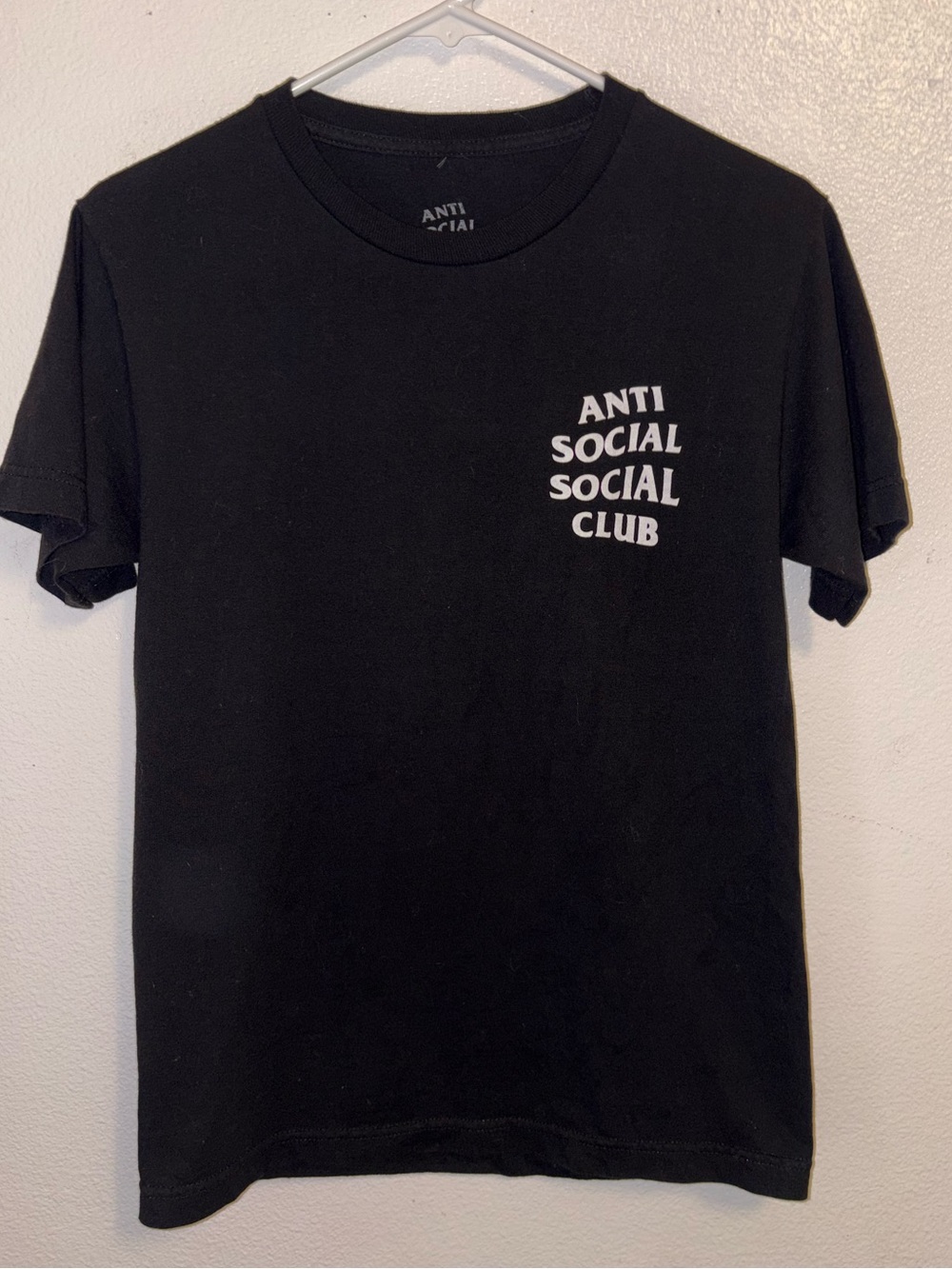 Anti Social Social Club Black T-shirt Size Small
